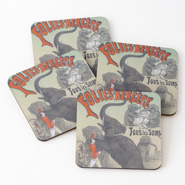 Item preview, Playful Elephants Theatrical Poster (1877) designed and sold by 19th Century in Color.