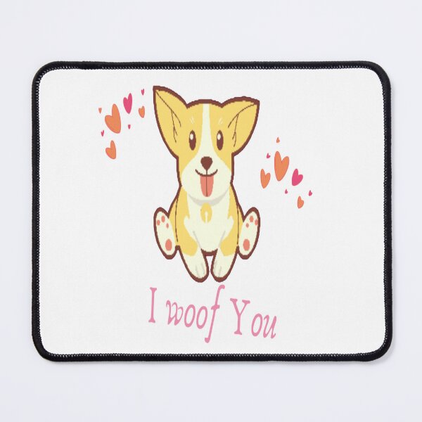 Item preview, cute valentine puppy quote designed and sold by ArtisticFerns.