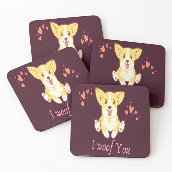 Item preview, cute valentine puppy quote designed and sold by ArtisticFerns.