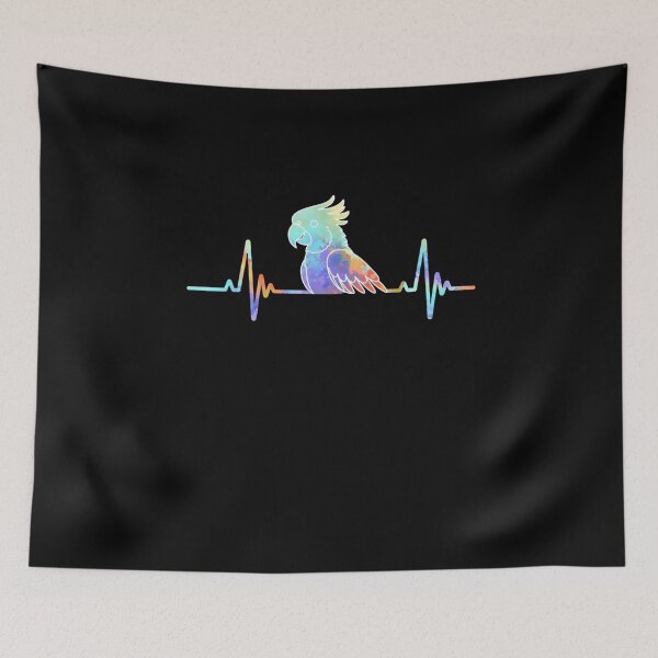 Item preview, Cockatoo Heartbeat Colorful Bird Lover designed and sold by salmzouriart.
