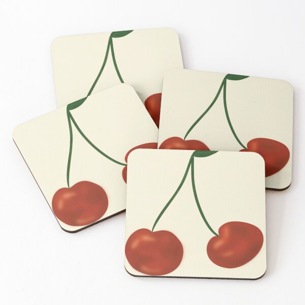 Item preview, Cherry fruit summer design illustration designed and sold by The shop of everything.