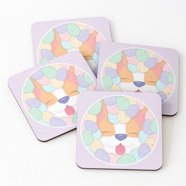 Item preview, Corgi and Easter Eggs designed and sold by SPufferART.