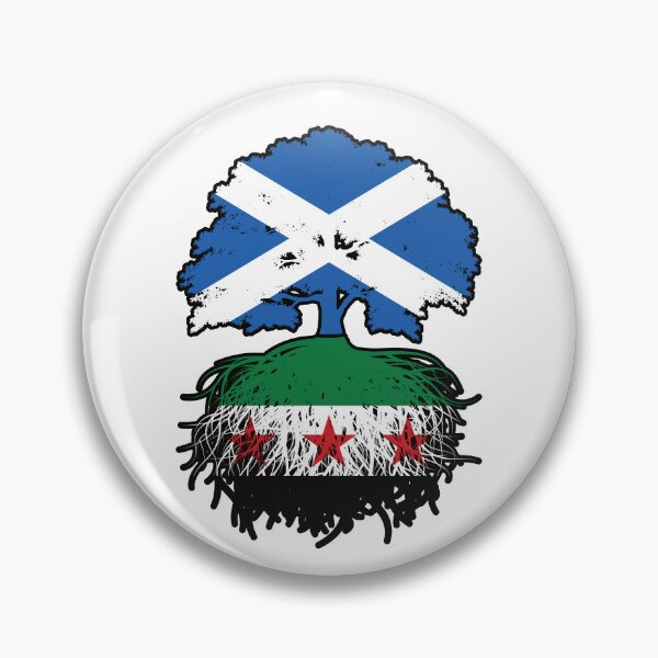 Item preview, Roots and Crown – Scotland & Syria Unity Tree designed and sold by FlagX.