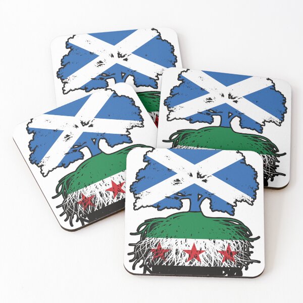 Item preview, Roots and Crown – Scotland & Syria Unity Tree designed and sold by FlagX.