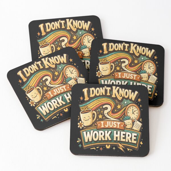 Item preview, Funny "I Don’t Know I Just Work Here" T-Shirt for Office Workers designed and sold by Art Italiano.