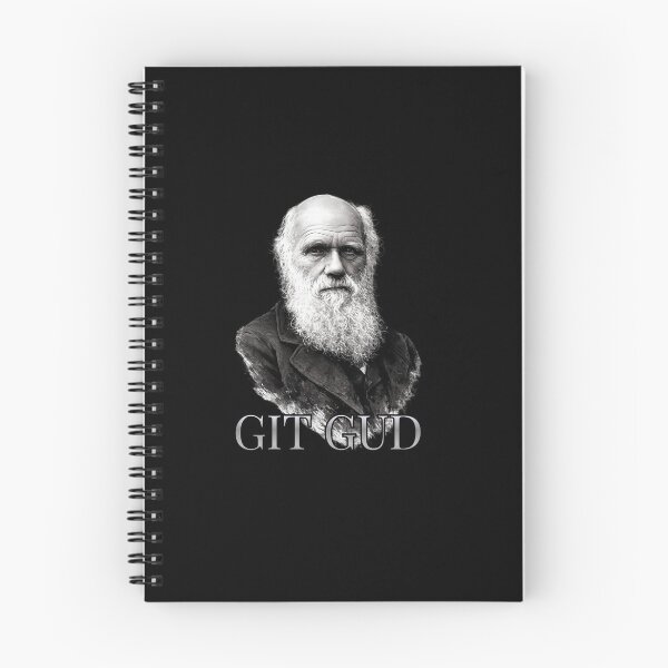 Item preview, Charles Darwin – “GIT GUD” Evolution Humor Design designed and sold by GEEK_out.