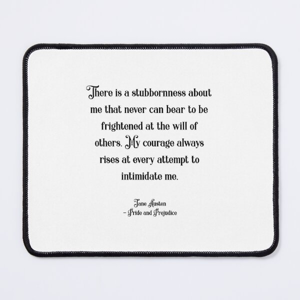 Item preview, My courage always rises - Jane Austen designed and sold by corbrand.