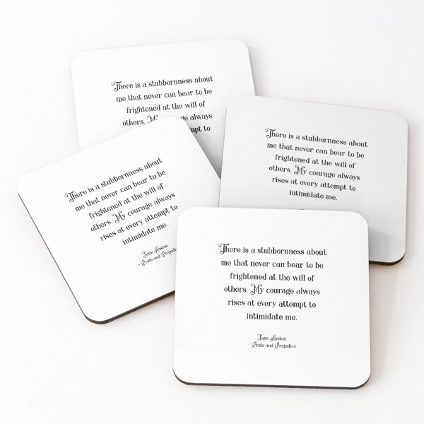 Item preview, My courage always rises - Jane Austen designed and sold by corbrand.