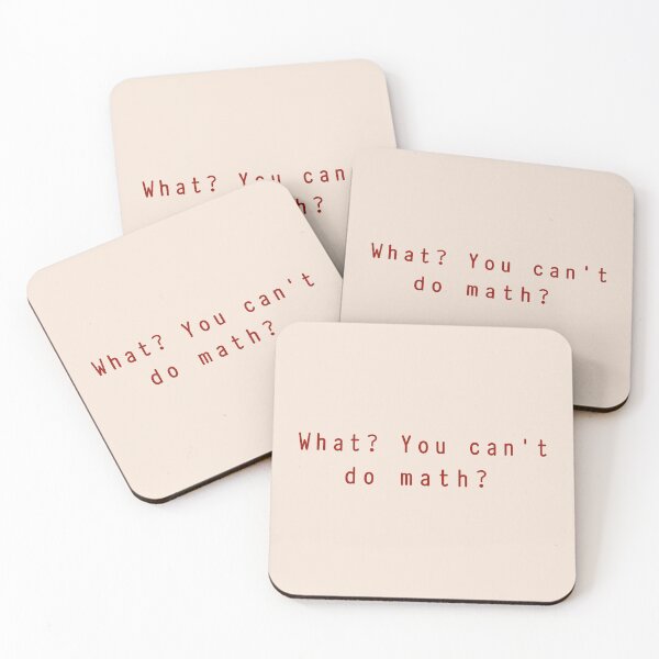 Item preview, What cant you do math? Ilya Rozanov quote  designed and sold by delllsdesigns.