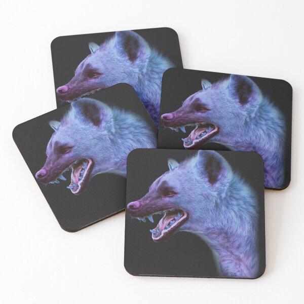 Item preview, Neon Hyena — Cinematic Wildlife Portrait designed and sold by Massimo Righi.