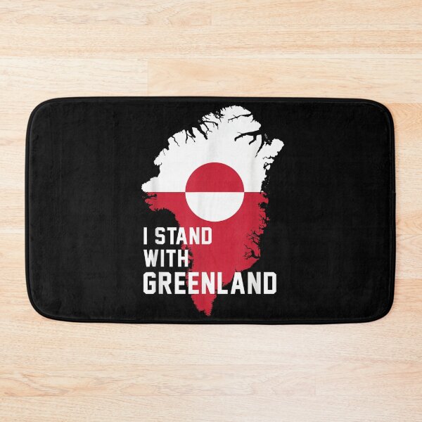 Item preview, I Stand With Greenland – Greenland Flag & Arctic Wildlife | Polar Bear Wolf Fox Owl designed and sold by ohmylore-arts.