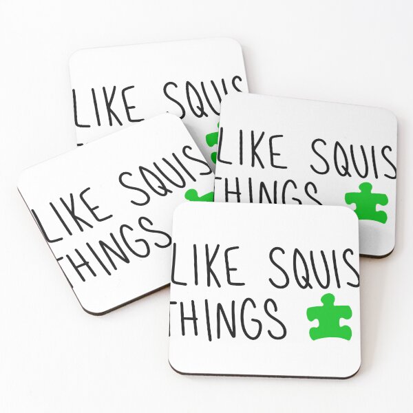 Item preview, i like squishy things puzzle piece autism sticker  designed and sold by spacey-kaceyy.