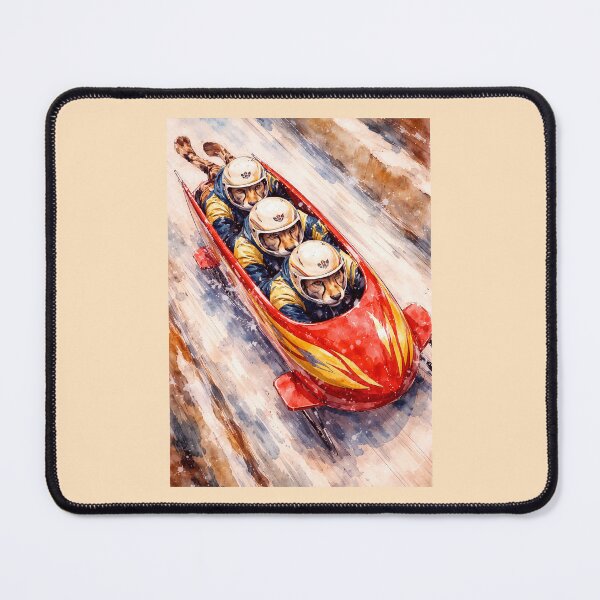Item preview, Cheetah Bobsled Team - Fastest Animals designed and sold by Sarcastic designs.