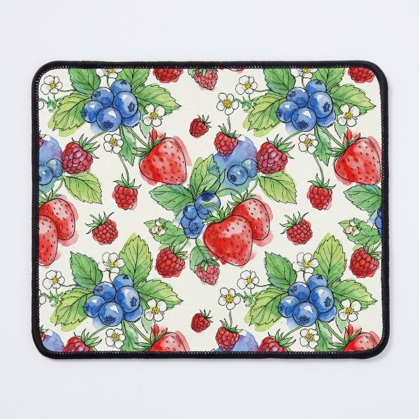 Item preview, Whimsical Wild Berry Botanical Pattern designed and sold by SavinMercantile.