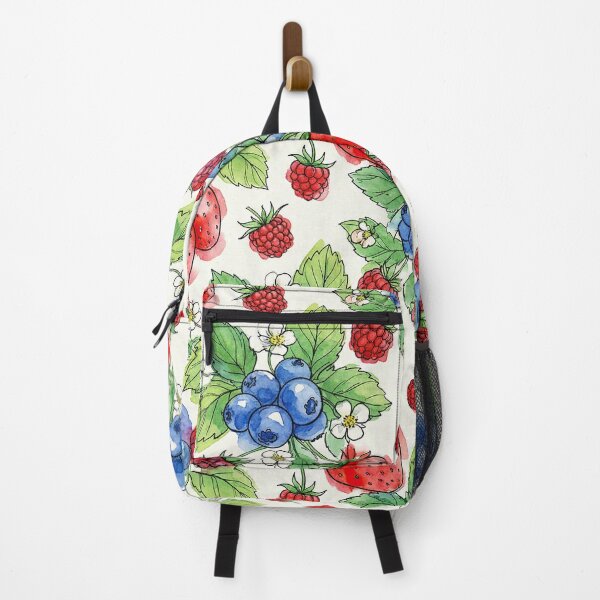 Item preview, Whimsical Wild Berry Botanical Pattern designed and sold by SavinMercantile.
