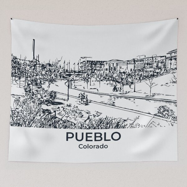 Item preview, Pueblo - Colorado designed and sold by Lakeric Cityscapes.