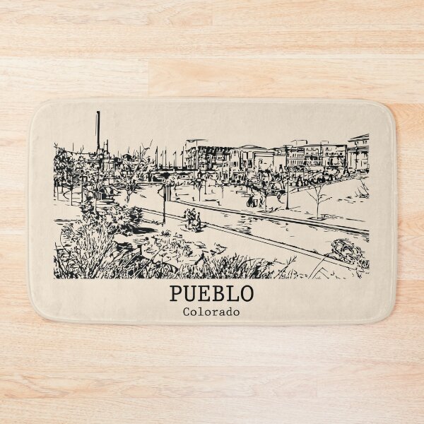 Item preview, Pueblo - Colorado designed and sold by Lakeric Cityscapes.