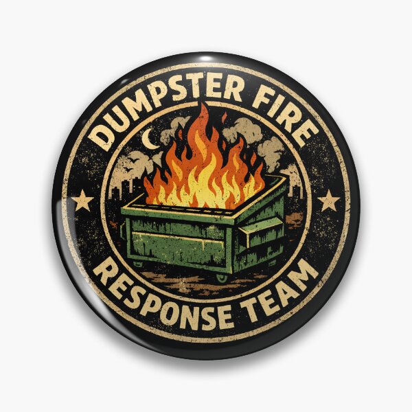 Item preview, Dumpster Fire Response Team Funny Dumpster Fire Gear designed and sold by DynamicDesign.