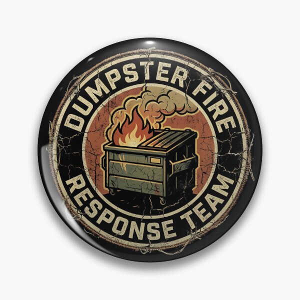 Item preview, Dumpster Fire Response Team Funny Dumpster Fire Gear designed and sold by DynamicDesign.
