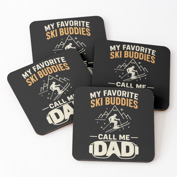 Item preview, My Favorite Ski Buddies Call Me Dad,funny family designed and sold by Meryem Mamouni.