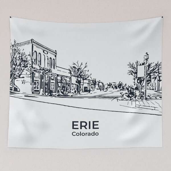 Item preview, Erie - Colorado designed and sold by Lakeric Cityscapes.