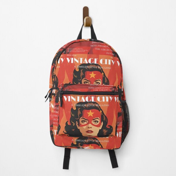 Item preview, Vintage Female Superhero Soviet Warrior Red Star designed and sold by Vintage City.