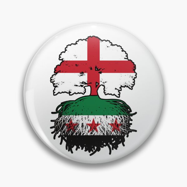 Item preview, Roots and Crown – England & Syria Unity Tree designed and sold by FlagX.
