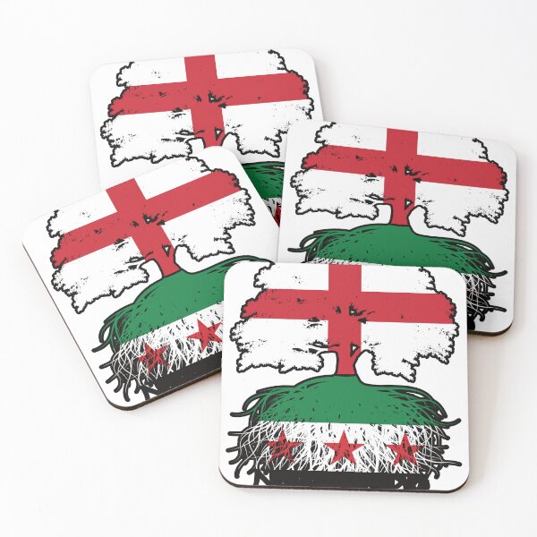 Item preview, Roots and Crown – England & Syria Unity Tree designed and sold by FlagX.