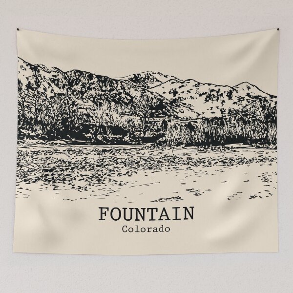 Item preview, Fountain - Colorado designed and sold by Lakeric Cityscapes.