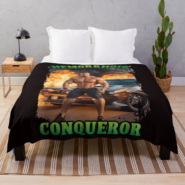 Item preview, Hemorrhoid Conqueror Meme Weird Offensive Cringe Joke designed and sold by Yopaso.