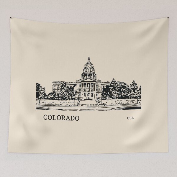Item preview, Colorado State USA designed and sold by Lakeric Cityscapes.