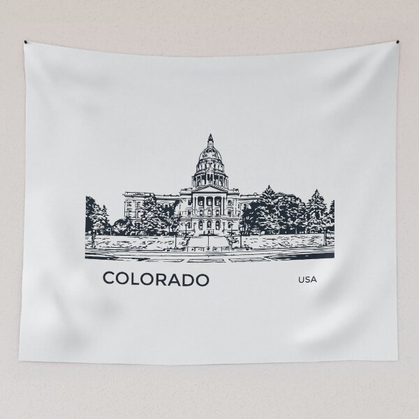 Item preview, Colorado State USA designed and sold by Lakeric Cityscapes.