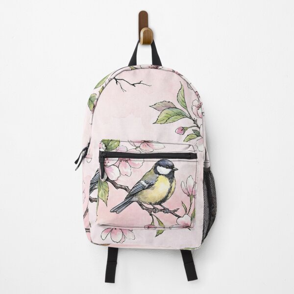 Item preview, Spring Blossom Birds Watercolor Pattern designed and sold by SavinMercantile.