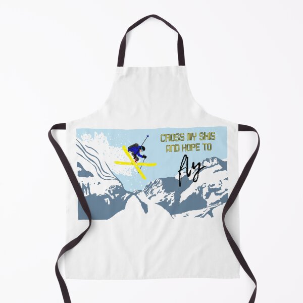 Item preview, Cross my skis and hope to fly. designed and sold by Blockhead Designs.