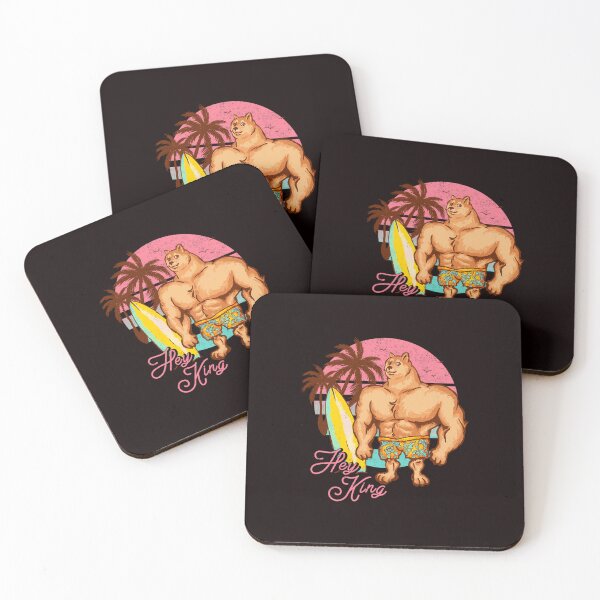 Item preview, Swole Doge Chilling On The Beach designed and sold by Yopaso.