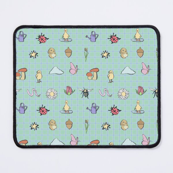 Item preview, Nursery Spring Garden Animals & Gingham Print designed and sold by NorthFieldsShop.