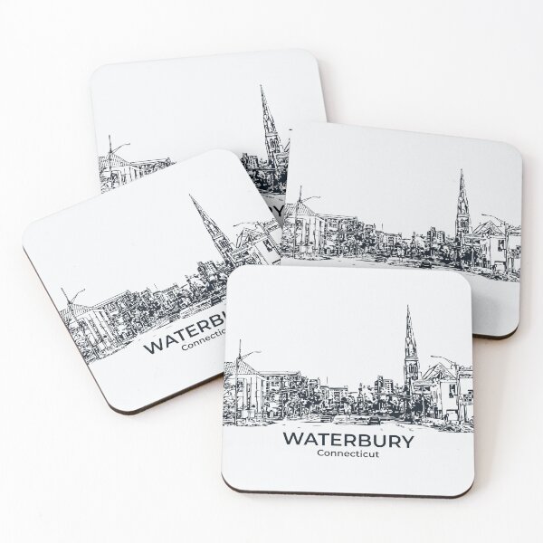 Item preview, Waterbury – Connecticut designed and sold by Lakeric Cityscapes.