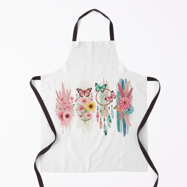Item preview, Boho Watercolor Flowers Butterfly Dreamcatcher Feathers designed and sold by DigitalMomy.