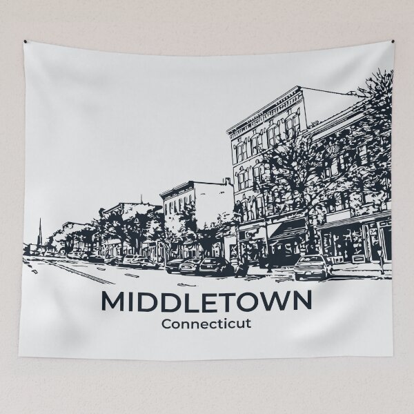 Item preview, Middletown – Connecticut designed and sold by Lakeric Cityscapes.