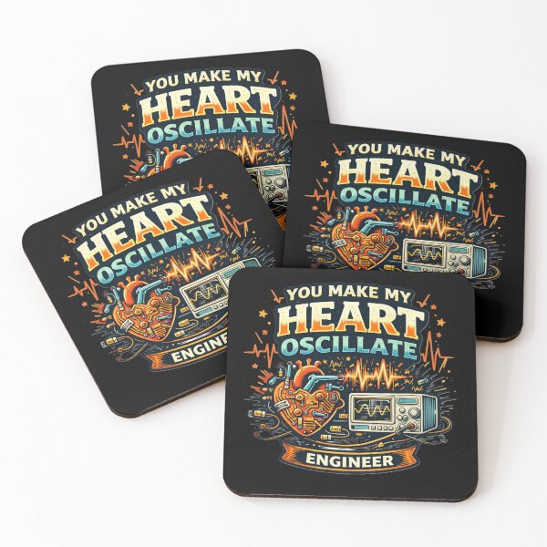 Item preview, You Make My Heart Oscillate - Engineer T-Shirt for Engineers designed and sold by Art Italiano.