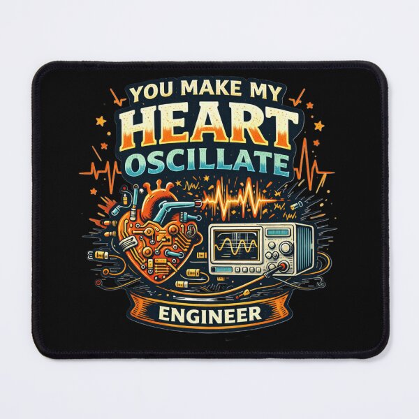 Item preview, You Make My Heart Oscillate - Engineer T-Shirt for Engineers designed and sold by Art Italiano.