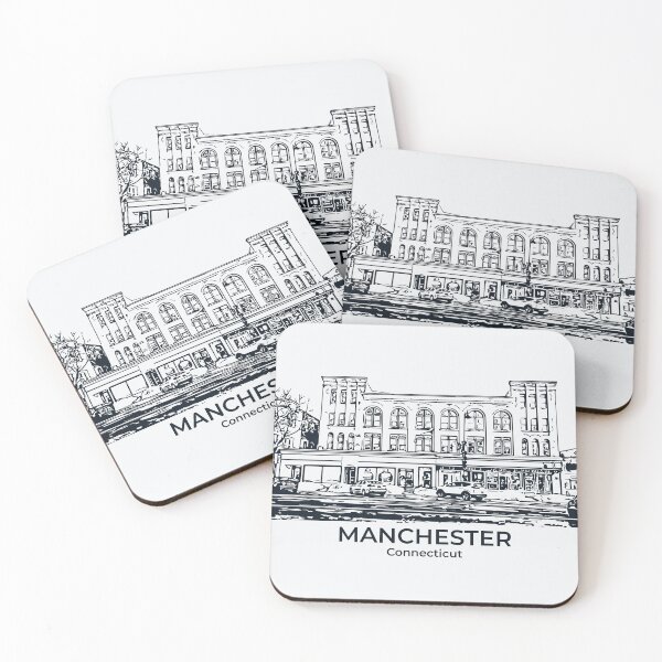 Item preview, Manchester – Connecticut designed and sold by Lakeric Cityscapes.