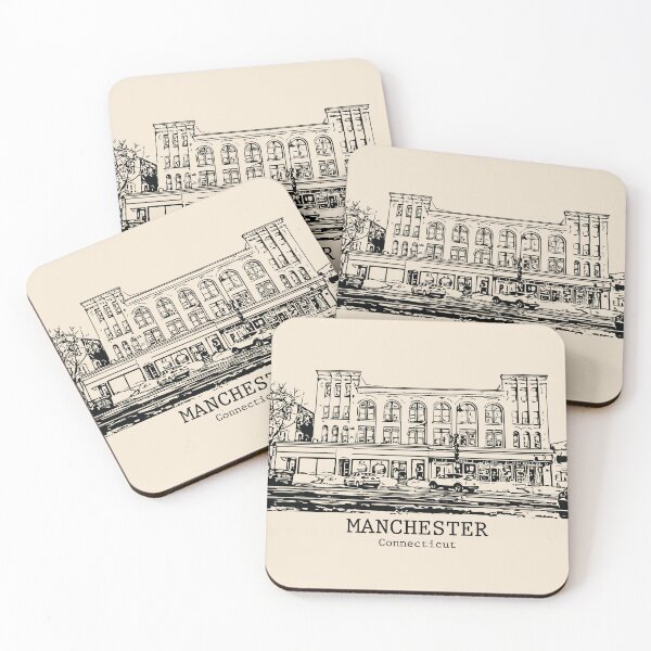 Item preview, Manchester – Connecticut designed and sold by Lakeric Cityscapes.