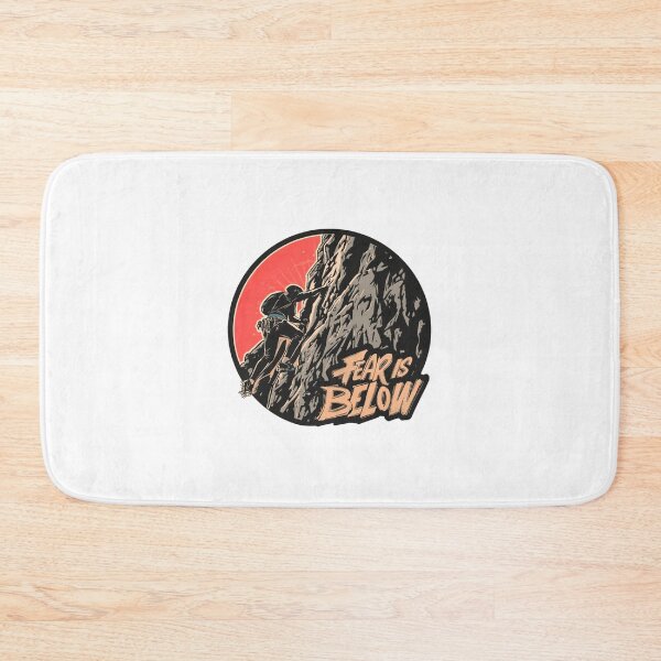 Item preview, Fear Is Below – Vintage Rock Climbing Motivation 1 designed and sold by kuikai123.
