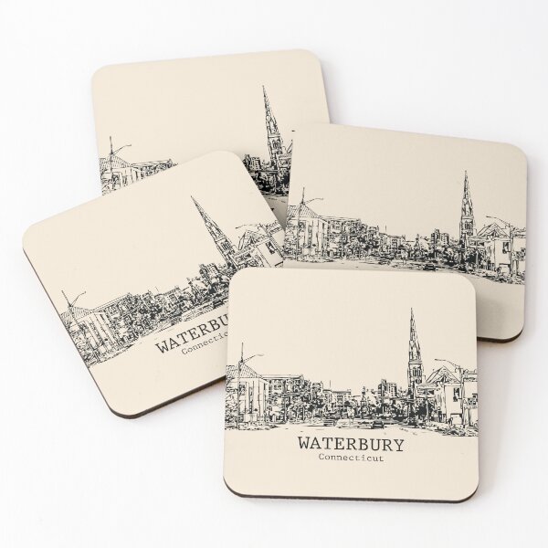 Item preview, Waterbury – Connecticut designed and sold by Lakeric Cityscapes.