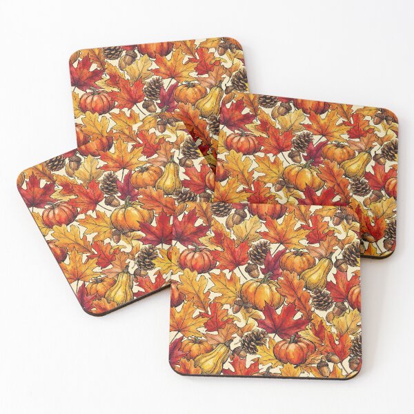 Item preview, Autumn Harvest Watercolor Pattern designed and sold by SavinMercantile.
