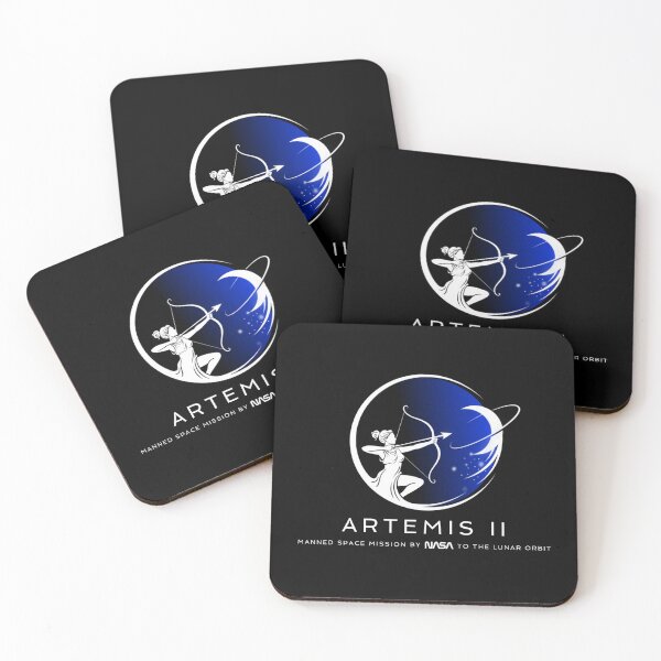 Aperçu de l'œuvre Artemis II, mission habitée de la NASA, déesse lunaire, art céleste créée et vendue par KiwiRider.
