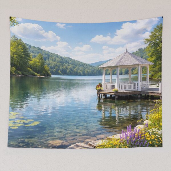 Item preview, Gazebo by the Lake designed and sold by Myra365Art.