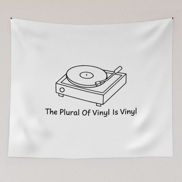 Item preview, The Plural Of Vinyl Is Vinyl – Funny Record Player designed and sold by gunaone-design.