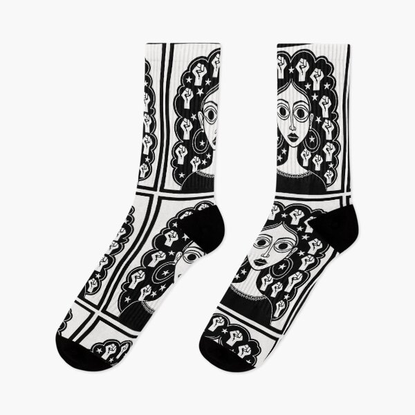 Item preview, Strong Woman Linocut – Female Empowerment Art Collection Black designed and sold by  Ojo de Lilith.